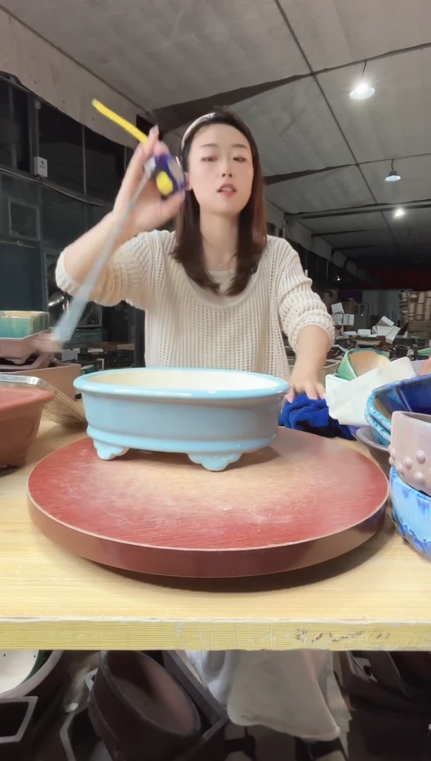紫砂花盆浅草紫砂花盆