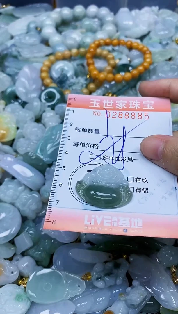 翡翠未镶嵌颈饰闪购0288885多样性发其一
