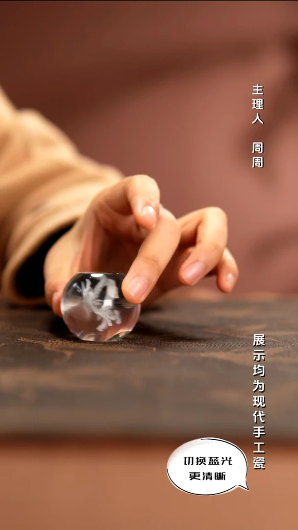 陶瓷玗琪轩 柴窑青花斗彩