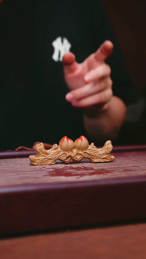 紫砂公道杯宜兴原矿紫砂  笔架