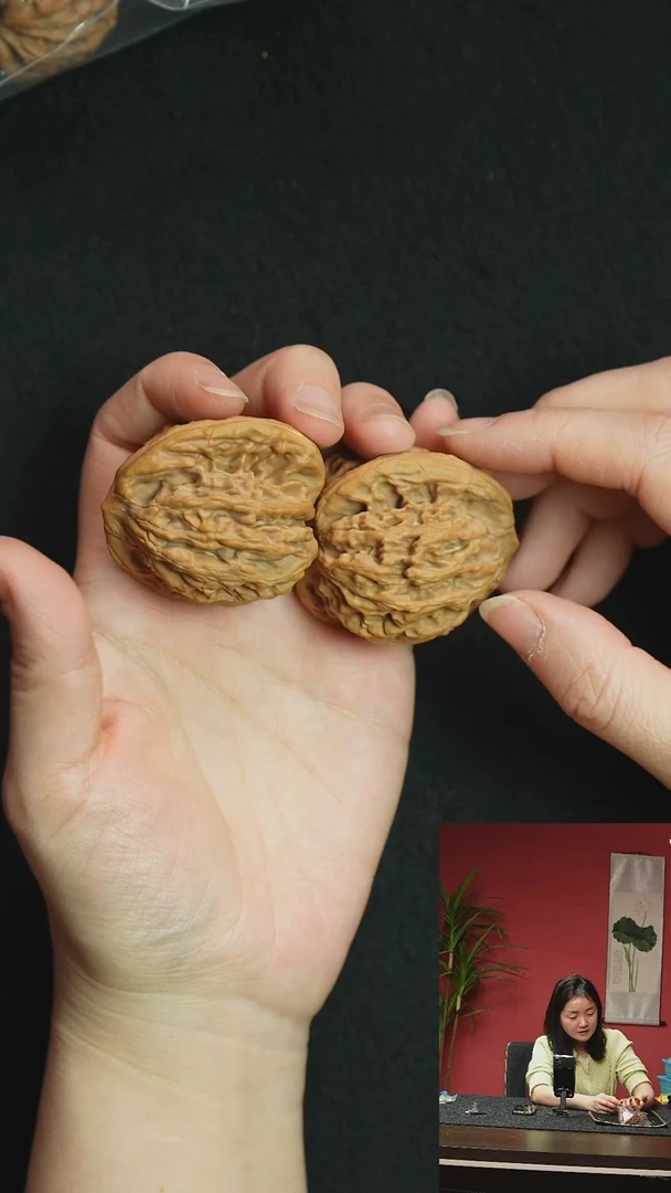 【闪购商品】文玩核桃把件44虎头