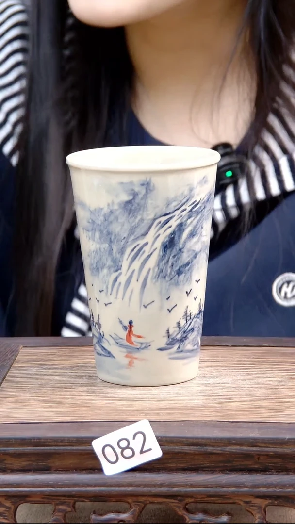 杯子景德镇陶瓷手绘杯子082