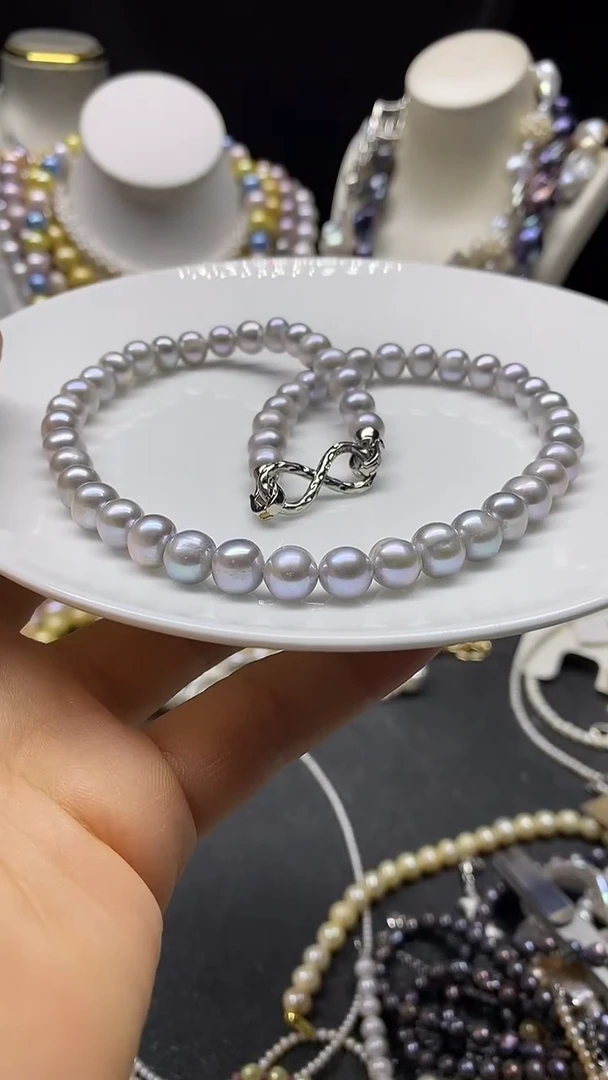 颈饰未镶嵌淡水珍珠多人