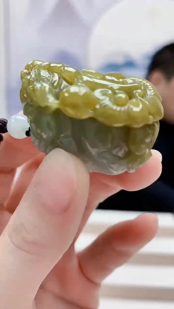 未镶嵌定制翡翠4831ry-毛货挂件11