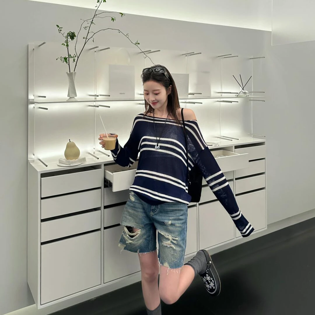 女装春夏季时尚新款韩系小众女装洋气休闲装慵懒风显瘦洋气衣服女
