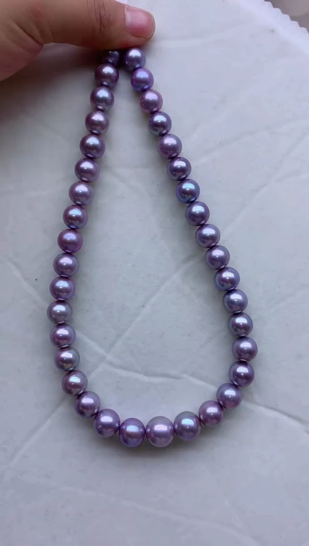 【闪购商品】淡水珍珠项链银S925镶嵌淡水珍珠项链