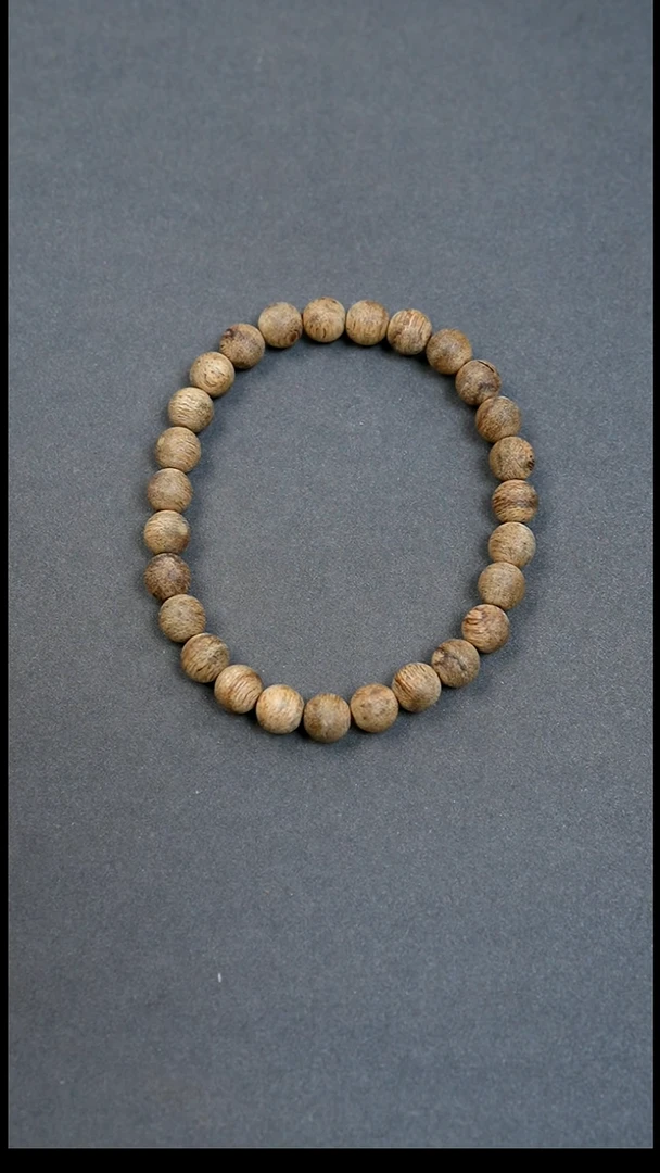 沉香手串7mm柬埔寨黄油格3.45g