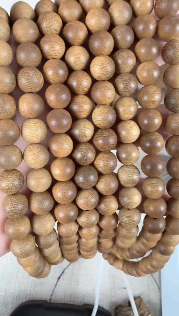 沉香沉香碎屑16沉香沉水浮圆珠多圈卡8/42克多样性发其一