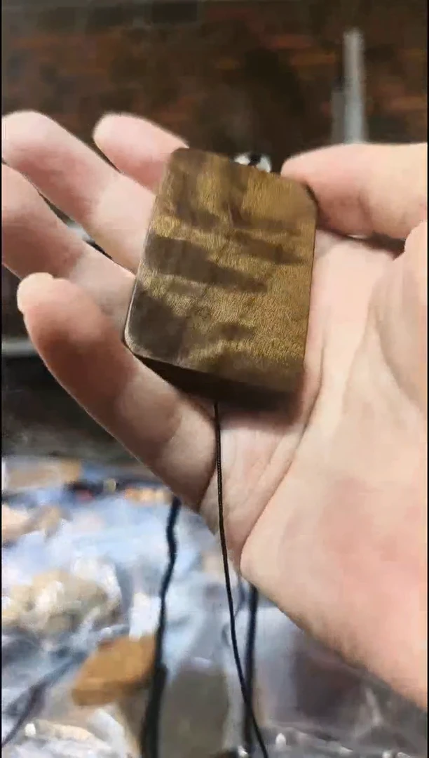 楠木（金丝楠）把件无事牌