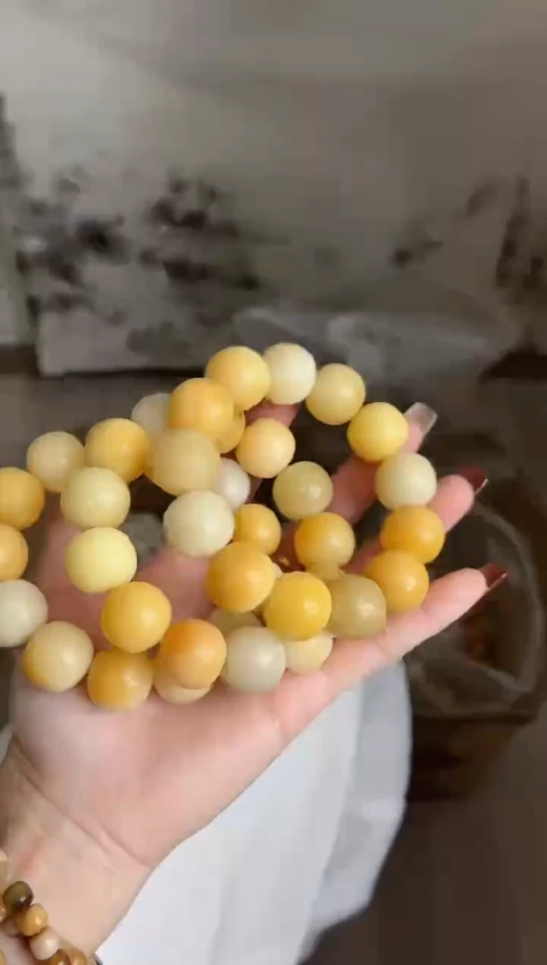 手串菩提根/象牙果a90黄油小熊 干磨苹果17*18mm落地果瑕疵不补