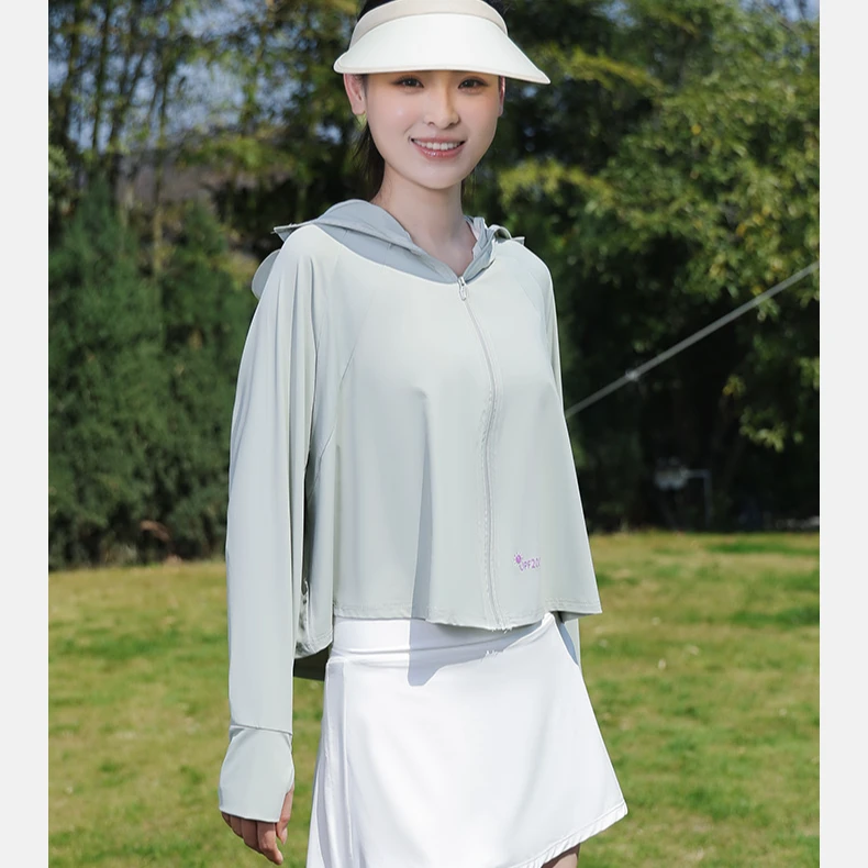 2413款夏季透气遮阳锦纶斗篷新款防晒衣（0603）
