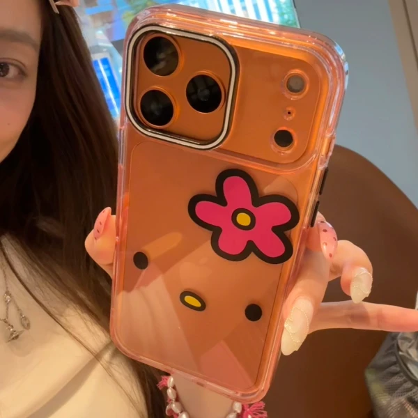 可爱kt猫适用苹果17promax手机壳iphone16pro全包防摔超好看15pro