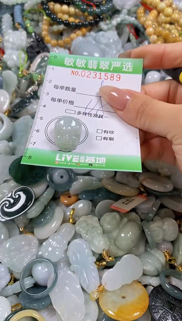 翡翠未镶嵌颈饰闪购0231589