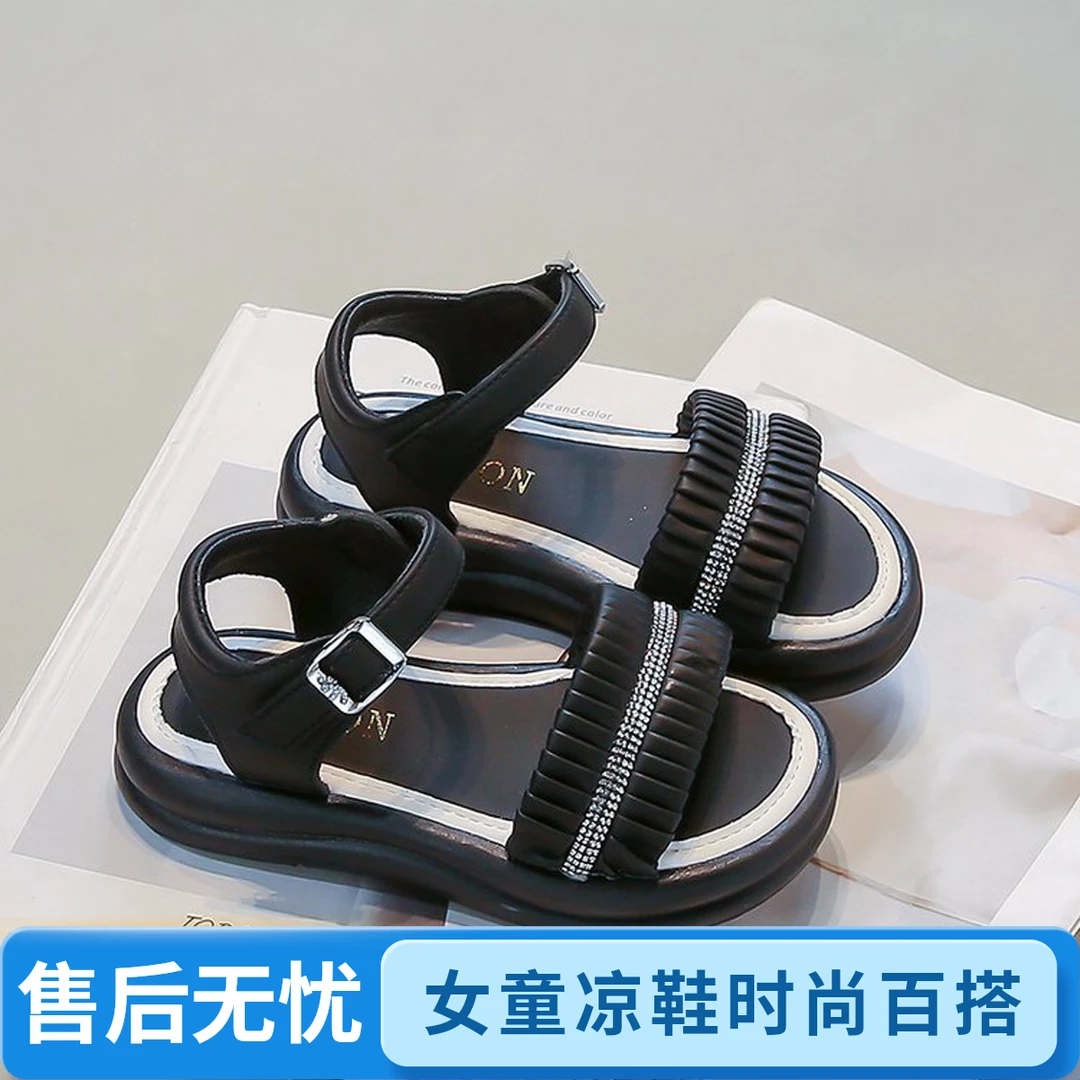 361凉鞋货款露趾儿童PU儿童女童时装女童凉鞋推荐女小女宝凉鞋