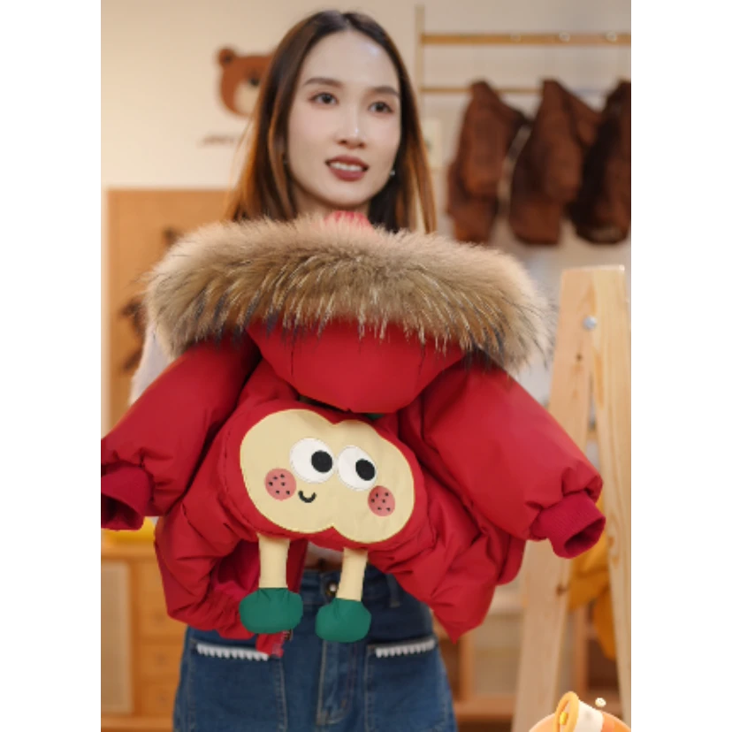 【MQ专属】JENNIY PANDA简尼熊冬款新款原创设计羽绒服JDW41580