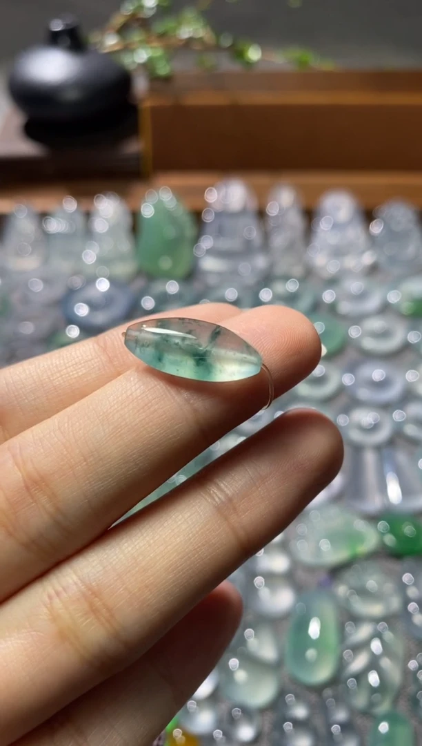 吊坠(不含链)未镶嵌翡翠橄榄珠