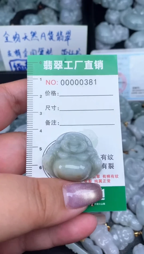 翡翠未镶嵌颈饰缅甸天然A货翡翠0381
