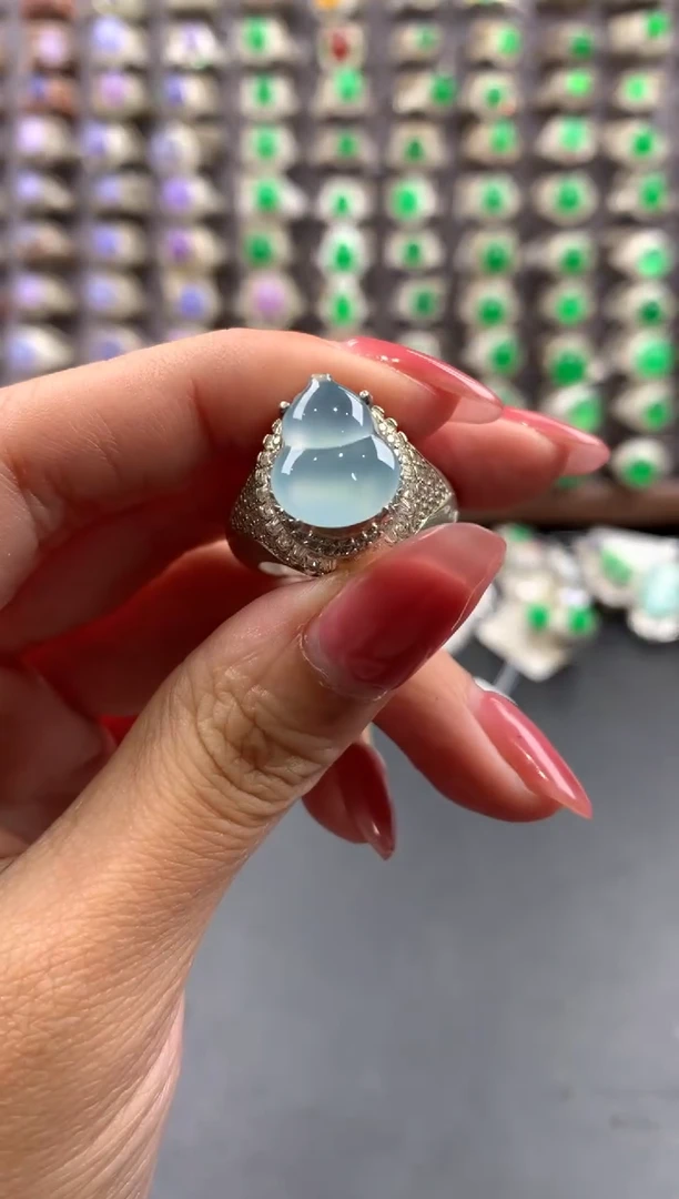 未镶嵌定制翡翠天然缅甸A货翡翠 12.7