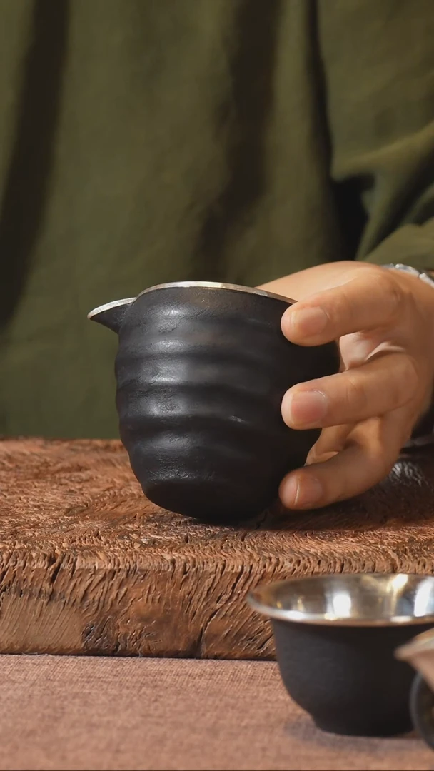 铁包银螺纹公道杯