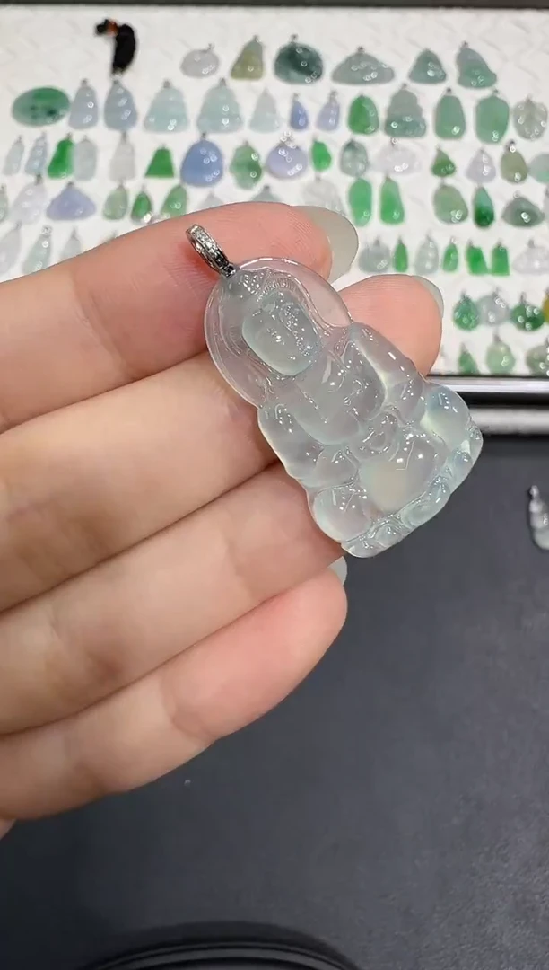 颈饰18K金镶嵌翡翠X1017-1501-151