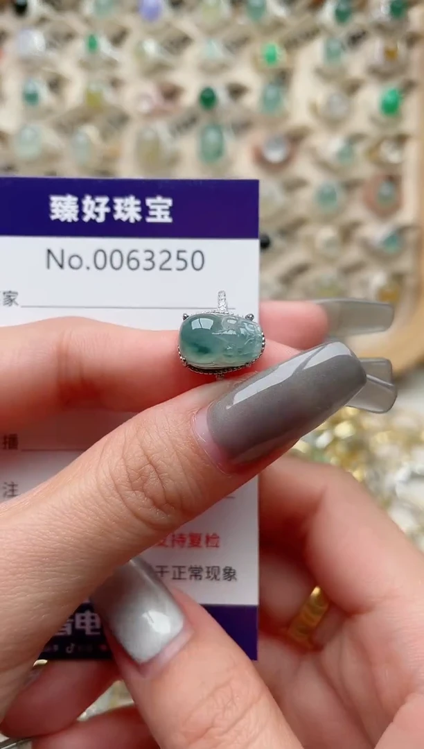 【闪购商品】翡翠戒指银S925镶嵌........