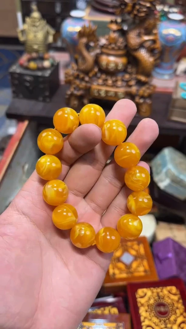 未镶嵌蜜蜡裸石G刘哥专属高端精品36