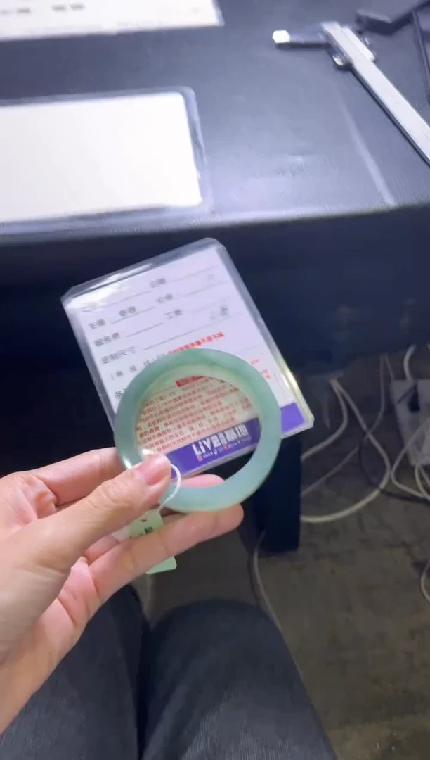 未镶嵌手镯定制翡翠珩*婉定制手镯不退不换