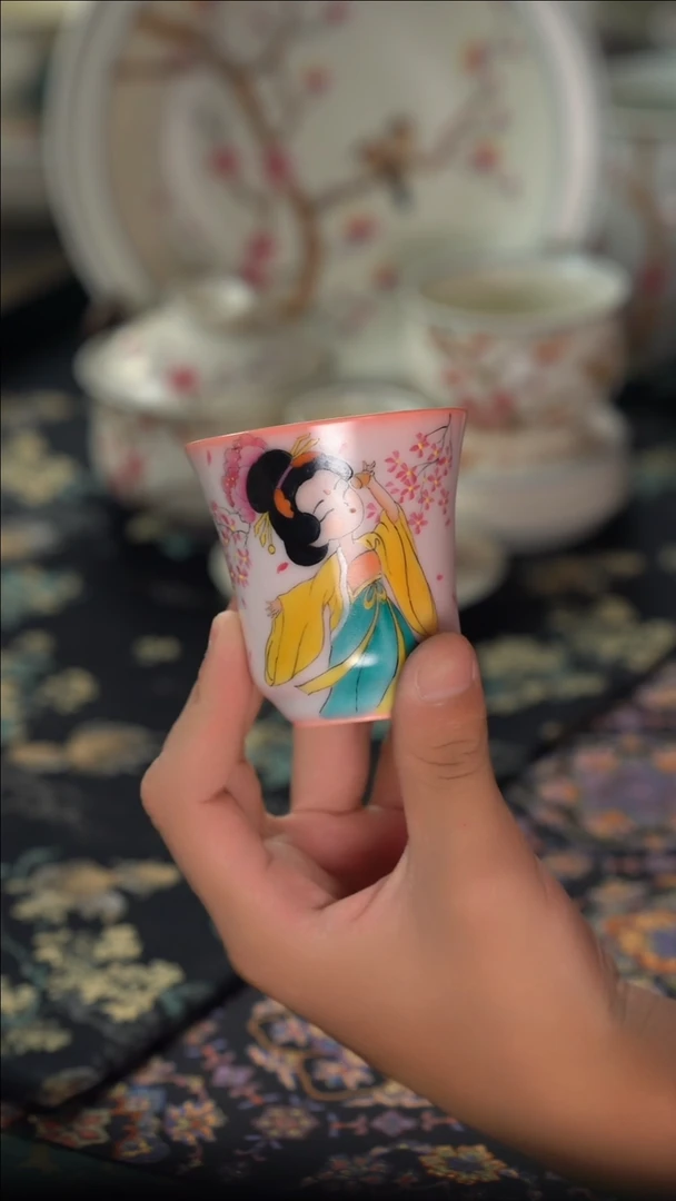 英姐好物分享@@四大美人闻香杯