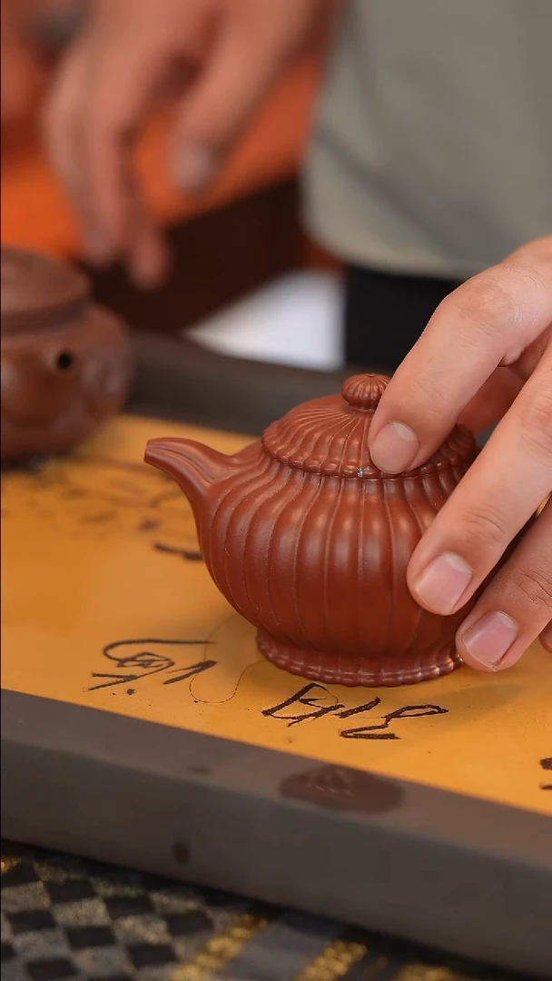 茶壶紫砂原矿手工制作瑕疵