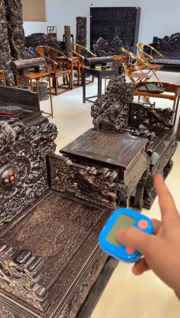 【闪购商品】木木雕太师椅三件套定、、、