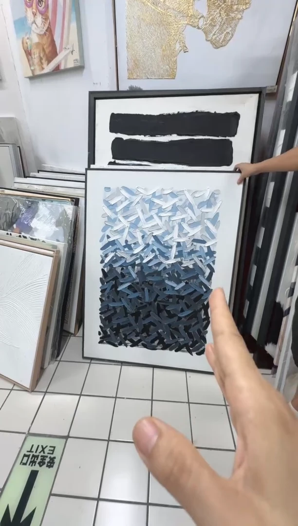 168现代艺术装饰画油画90*120