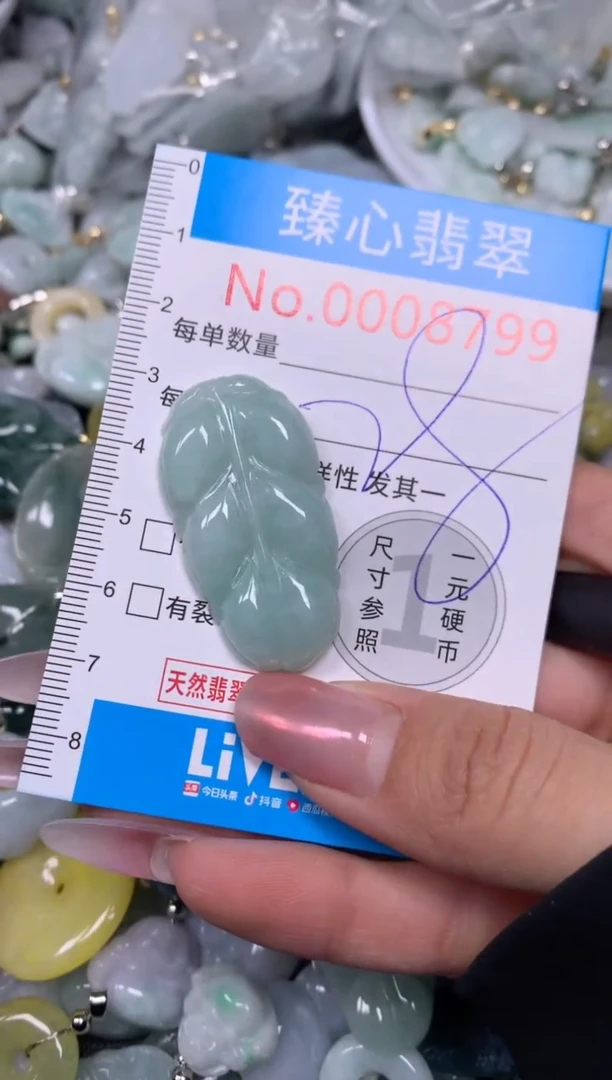 【闪购商品】翡翠颈饰未镶嵌含绳0008799