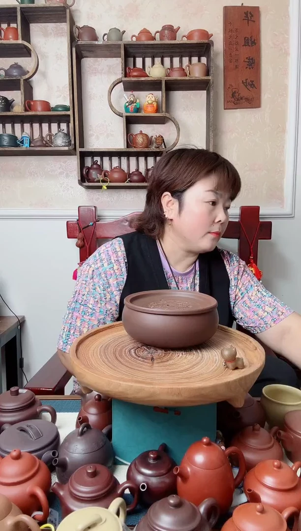 茶壶紫砂辉****∧壶承  6英寸..微暇慎拍