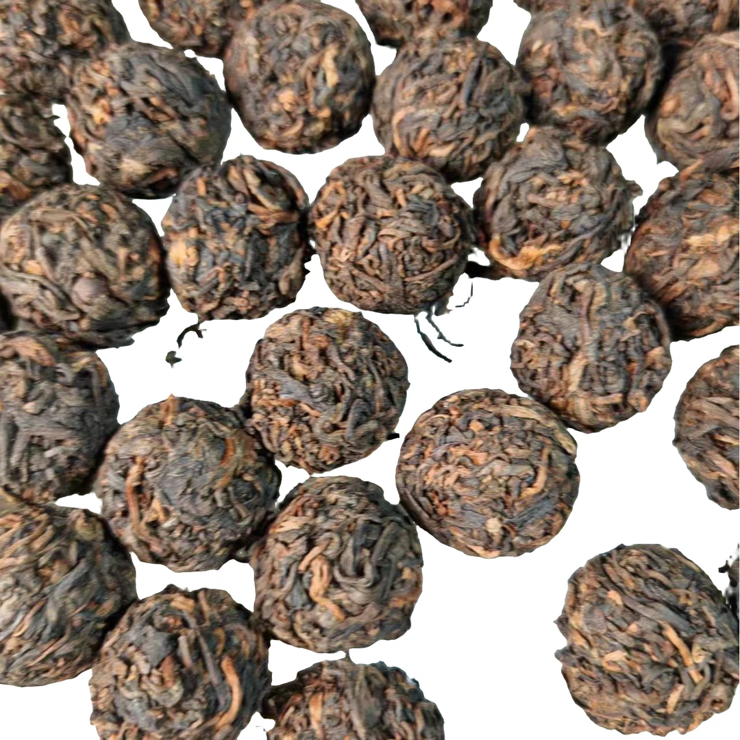 【鸣龙】老陆  熟茶 龙珠