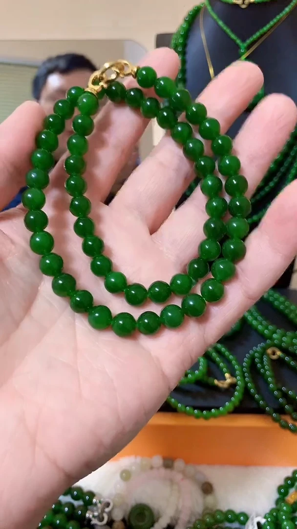 【闪购商品】和田玉（碧玉）项链未镶嵌8