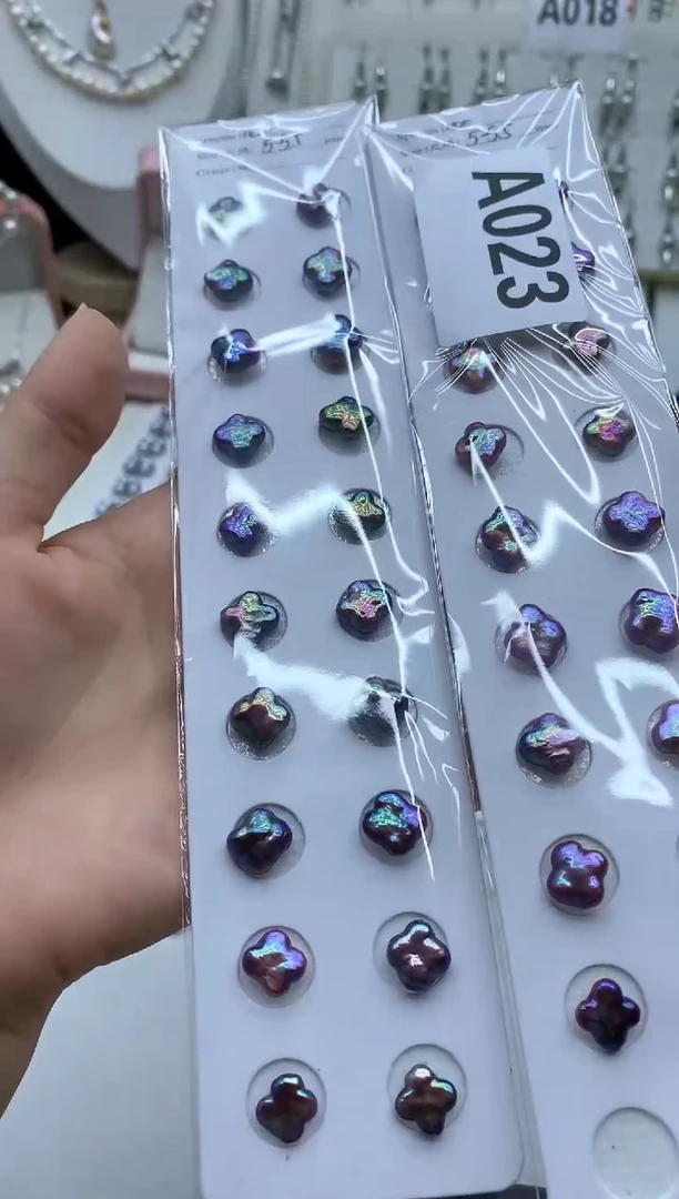 银S925镶嵌耳饰淡水珍珠多样性发其一