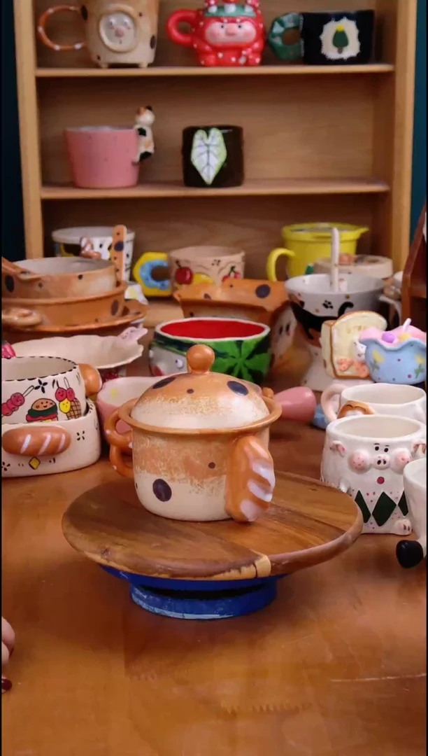 摆件陶景德镇原创手工陶瓷