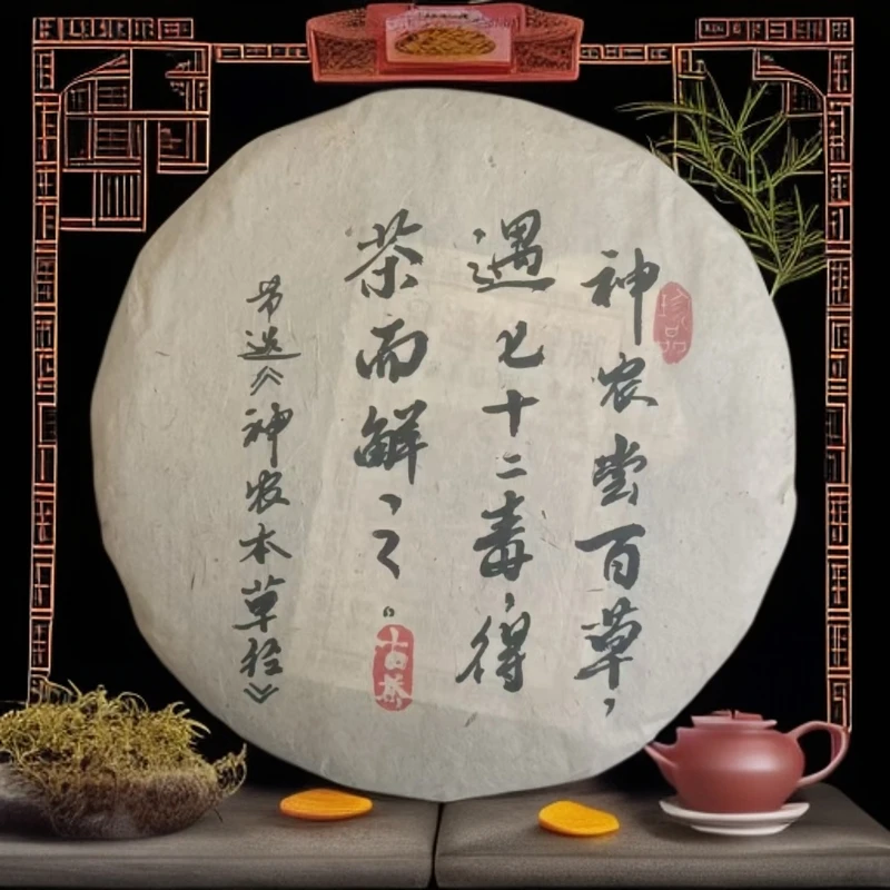 【优优甄选】  景迈螃蟹  普洱茶 生茶 357g
