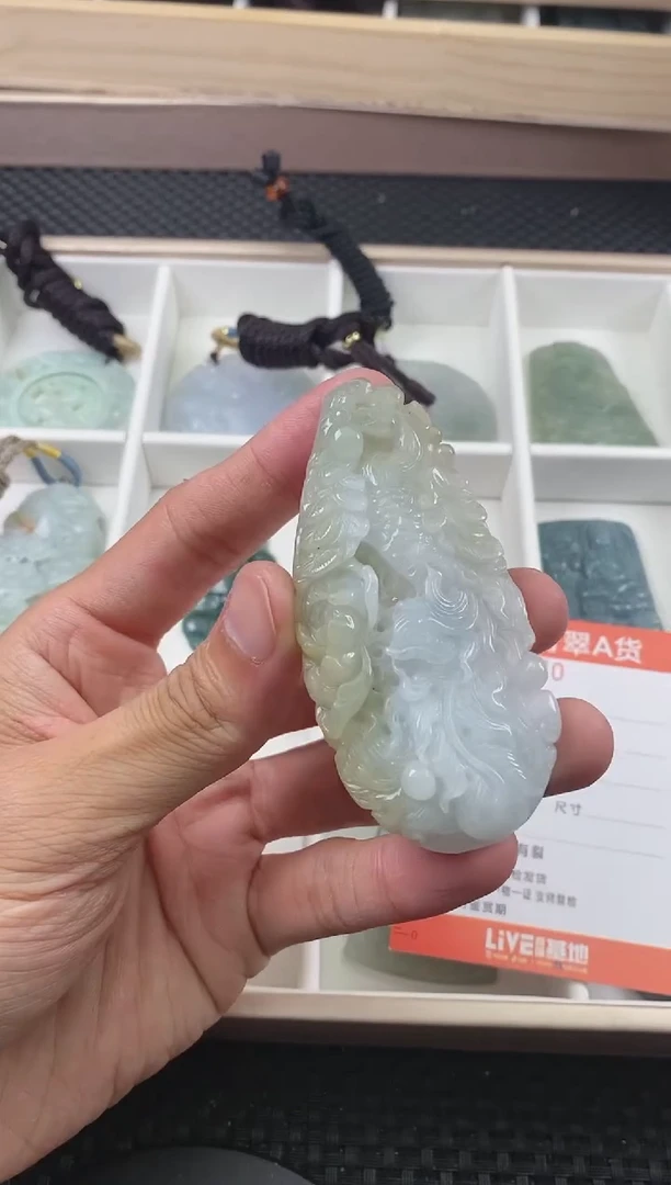 翡翠未镶嵌颈饰