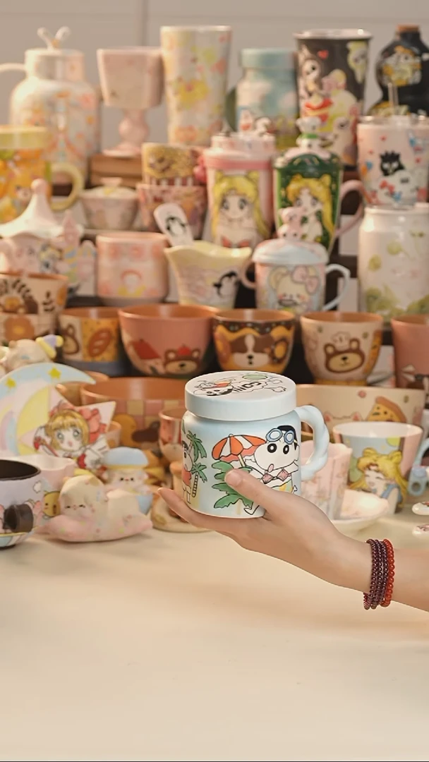 其他微瑕no退o换景德镇釉下彩手绘设计师款陶瓷