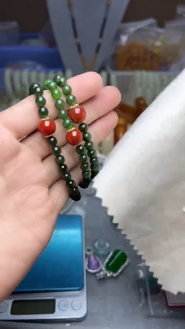 【闪购商品】查罗石手绳合金手串