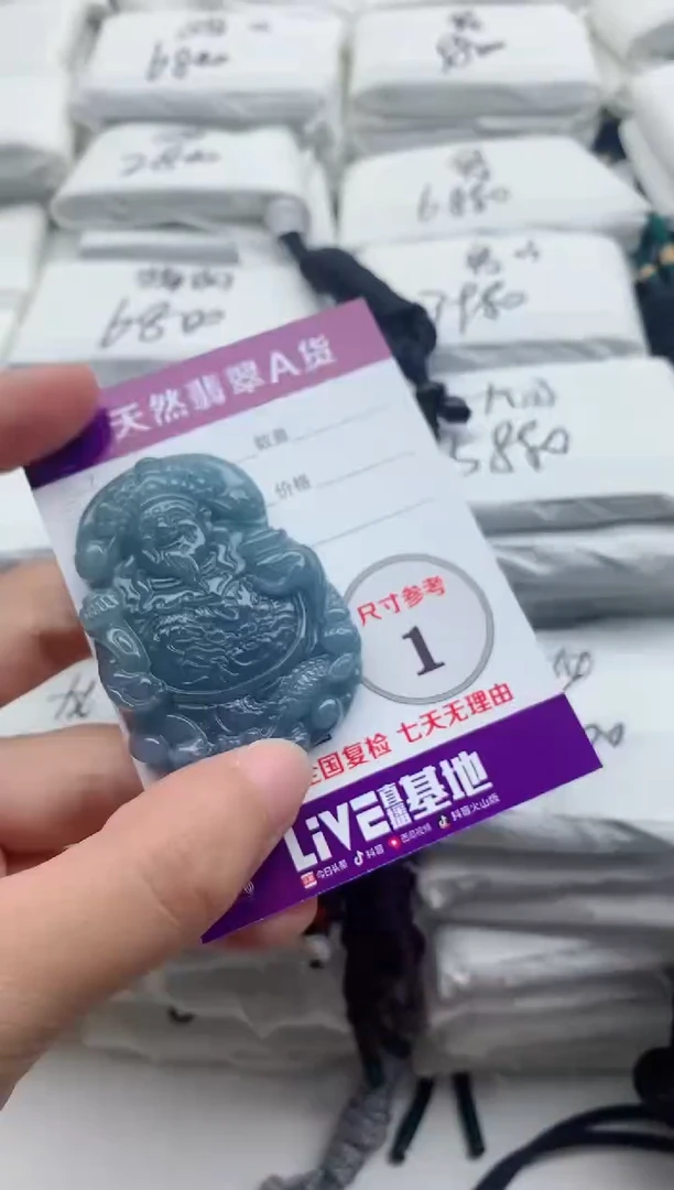 翡翠未镶嵌颈饰··········