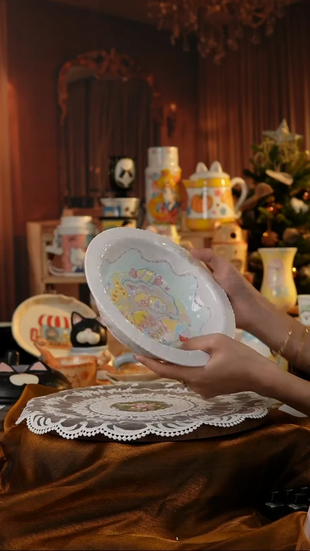 陶瓷便携款景德镇手工手绘陶瓷