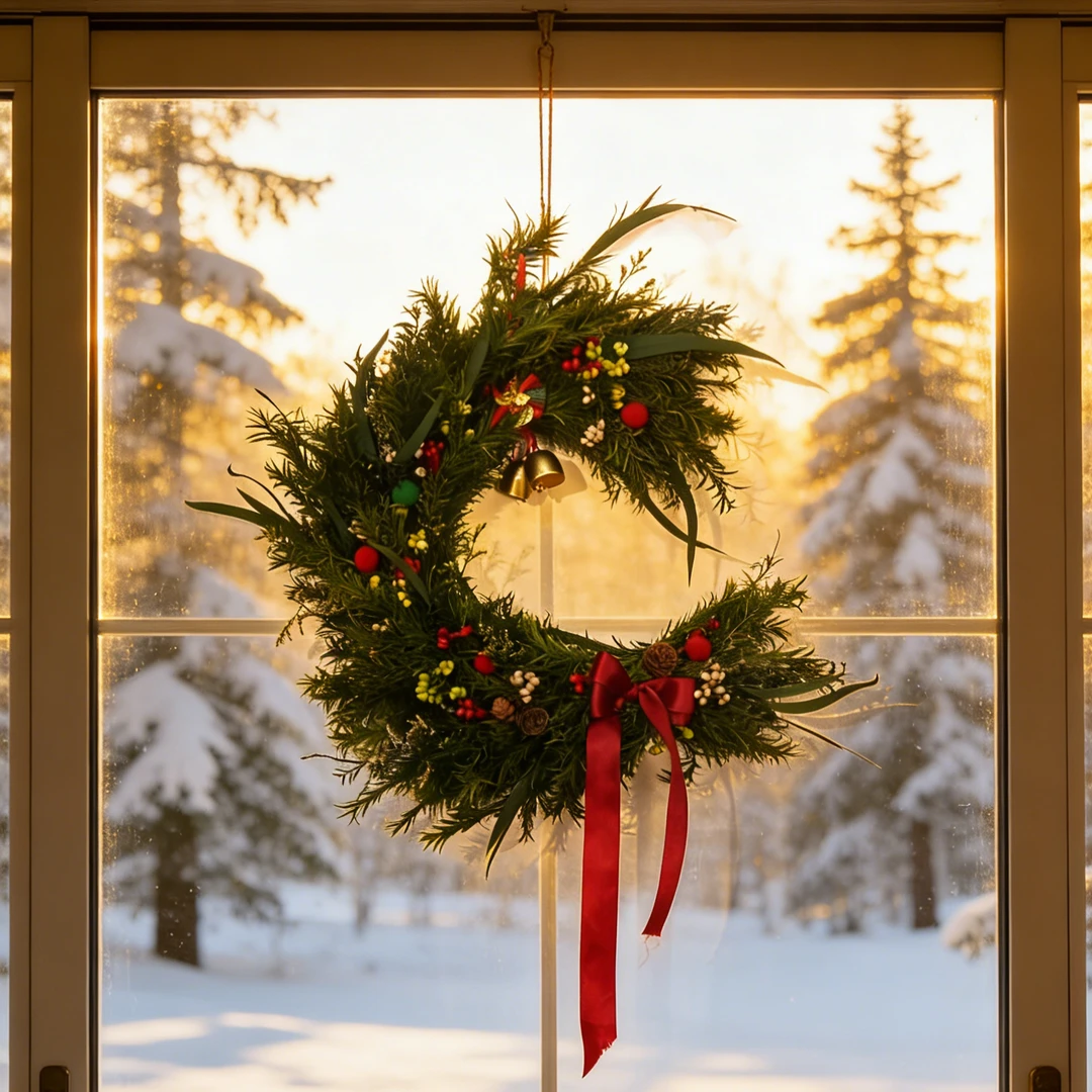 【月亮女神花环】花束真松树花艺场景氛围感节日客厅氛围感点缀