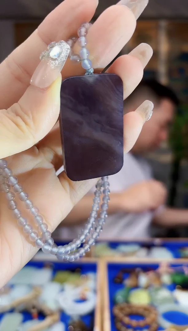 和田玉未镶嵌挂件拍一发一