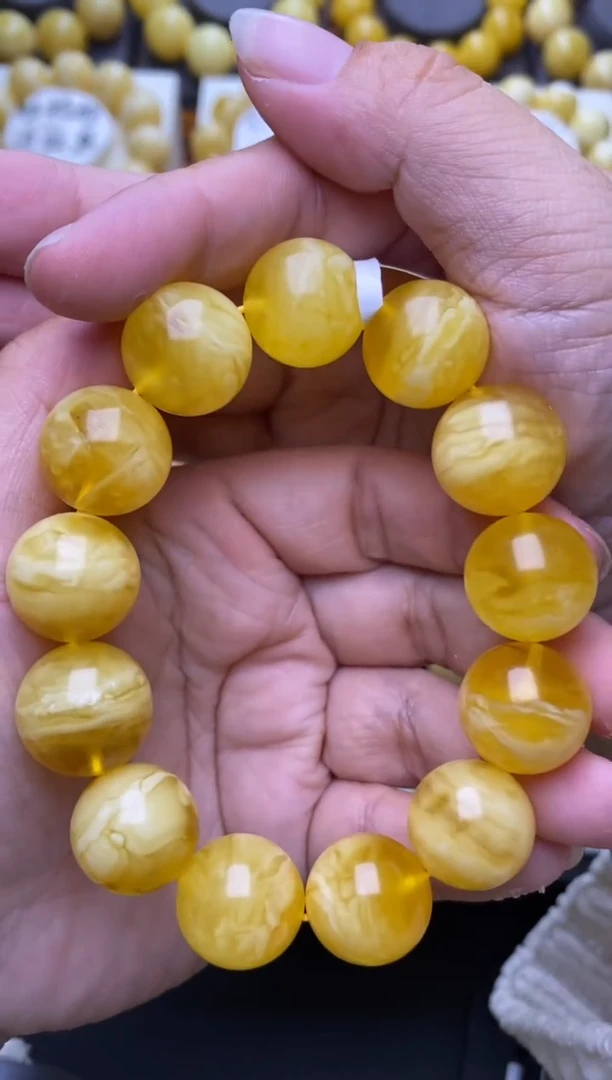 裸石琥珀未镶嵌大小姐珠宝严选176