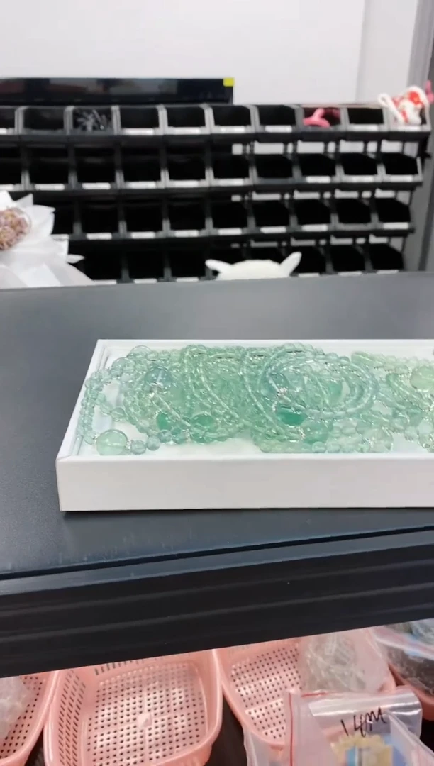 【闪购商品】萤石手链合金121.15青提葡萄萤石手串多样性发其一