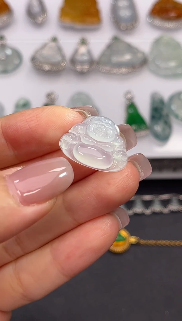 翡翠未镶嵌颈饰翡翠挂