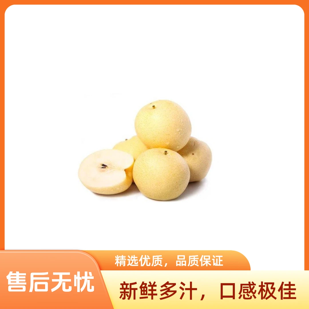 【周谷堆水果】新鲜秋月梨净重4.5斤清甜多汁应季新鲜现货包邮（26）山东省
