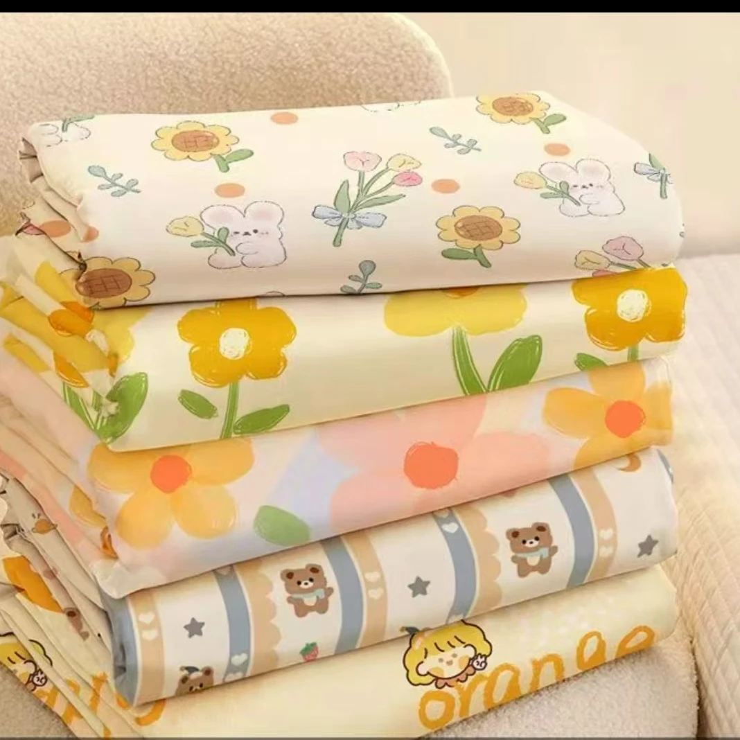 针织幼儿园学生婴幼儿印花单人双层机洗